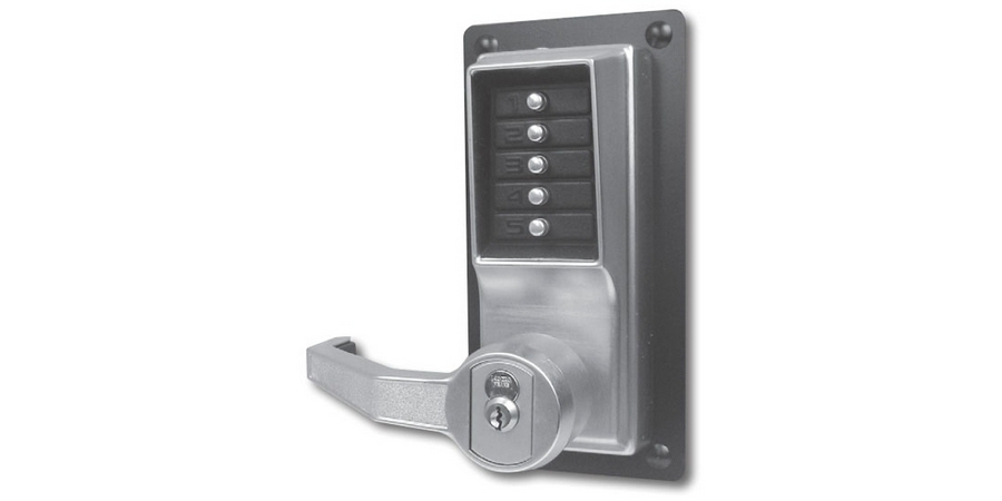 Mechanical Pushbutton Lock, ANSI: Grade 1, Function: Night Latch ...