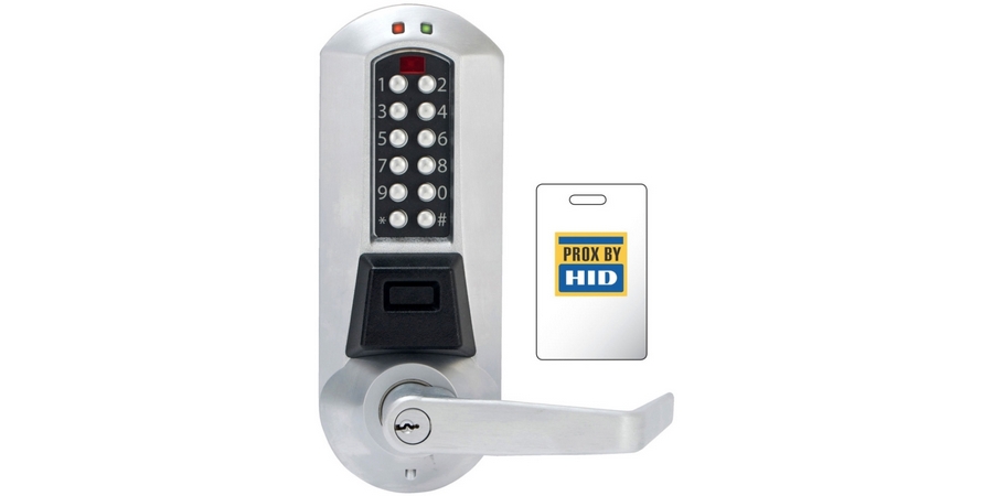 Electronic Pushbutton Lock, Function: Electric Trim Locking, US26D ...