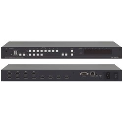 HDMI Matrix Switcher, 4-Input/8-Output, 100 to 240 Volt AC, 50/60 Hertz, 40 Volt Ampere, 6.75 Gbps Bandwidth, 0 to 40 Deg C, 19&quot; Width x 9.34&quot; Depth x 1&quot; Height