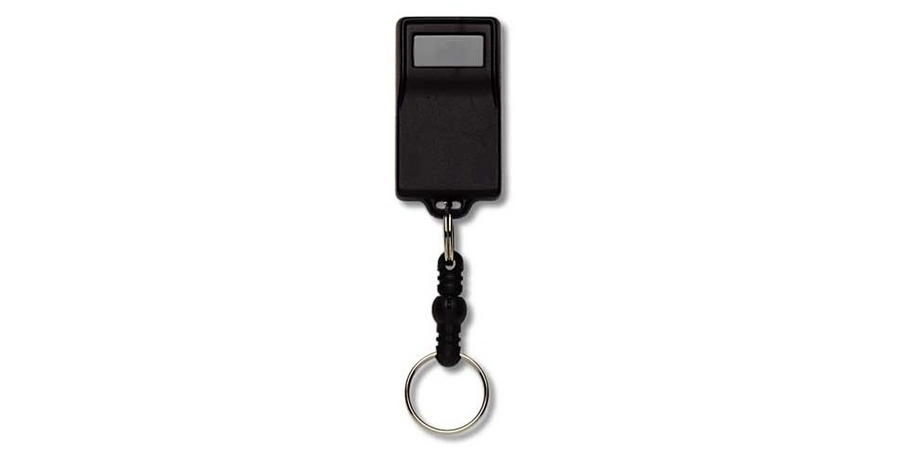 Block Coded Key Ring Transmitter, HxWxD: 2.25 x 1.25 x 0.48 in., 1 ...