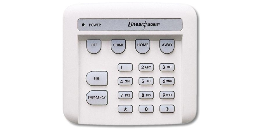 Remote Control Keypad, 315MHz, Depth 1.25 in., Height 3.56 in., Surface ...