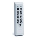 Door Access Control Keypad, Backlit Key, Surface Mount, 120 User, 12/24 Volt AC/DC, 1 to 2 Ampere Relay, 1.71" Width x 1.13" Depth x 6.48" Height, Aluminum