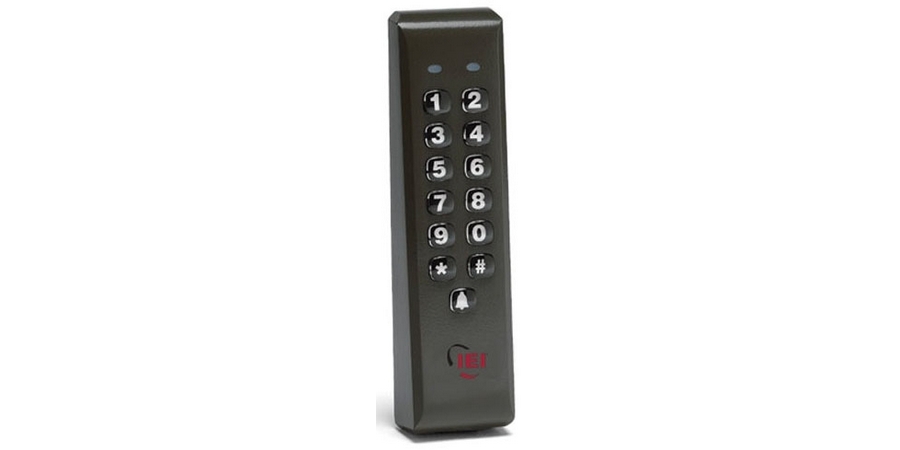 Weather-Resistant Keypad, 12 to 24 VAC/DC Input, Mullion-Mount, 1.13 in ...