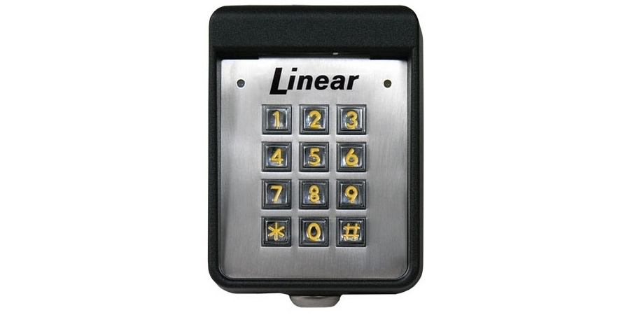 Exterior Digital Keypad, 12 to 24 VAC/DC Input, 24 VDC Output, Wall ...