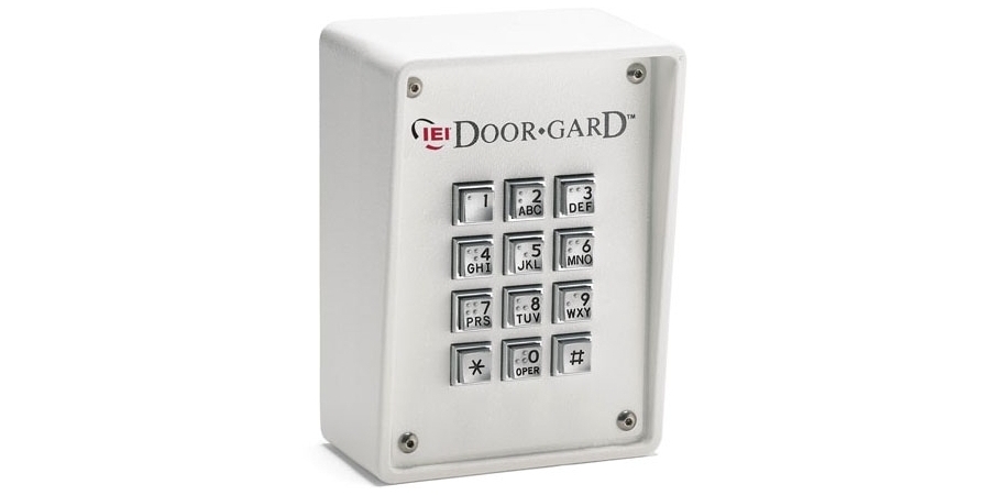 Keypad, 12 to 24 VAC/DC Input, 1-Gang Electrical Box-Mount, Surface ...