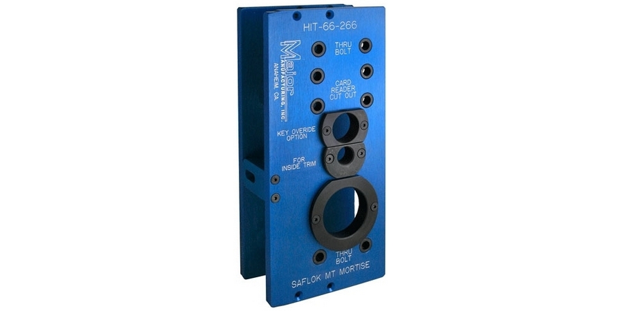 Template, For Use With SAFLOK MT Series Mortise Locks