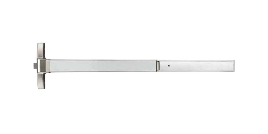 Rim Panic Exit Device, 36 in. L Rail, Narrow Stile Application Stile ...