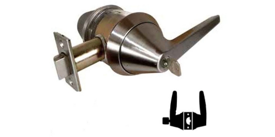 Cylindrical Lever Lockset, ANSI: Grade 1, Function: Institution Lock ...