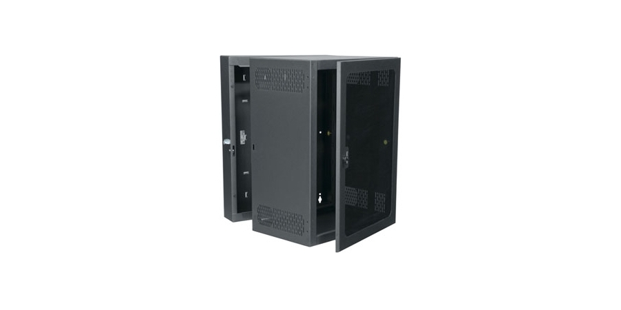 Data Swing Rack,Black,35.38 in. Ht,Steel,19 in. Wd Mount,Wall Rack,18U ...