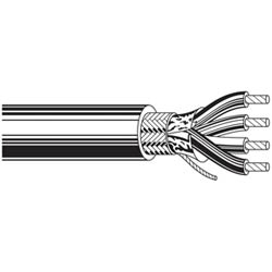 Multi-Conductor - Low-Capacitance Computer Cable for EIA RS-232/423 9 24 AWG FHDPE SH PVC Chrome