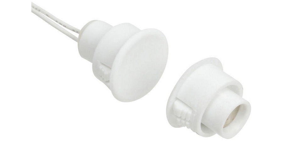 Door Contact Set, Adhesive-Mount, Recessed-Mount, Closed Loop, Contact ...