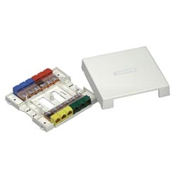 Surface Mount Box, 12 Port, Off White