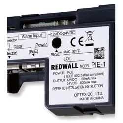 PoE IP Encoder, 24 Volt DC, 800 Milliampere, 12 Volt DC, 50 Milliampere, 94.7 MM Length x 67.5 MM Width x 33 MM Depth, For Redwall SIP, Redscan, Redbeam Detector