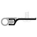 Perimeter Gasketing, Standard, 48 to 84" Length x 1/4" Width x 7/8" Height, Aluminum, Mill, With Gray Eco-V Insert