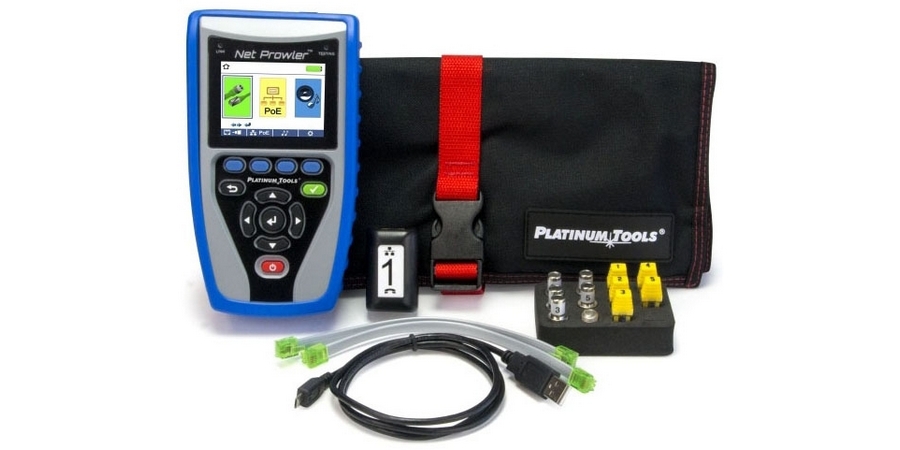 Network and Cable Tester, Includes Main Unit, Coax ID Test/Data ID ...