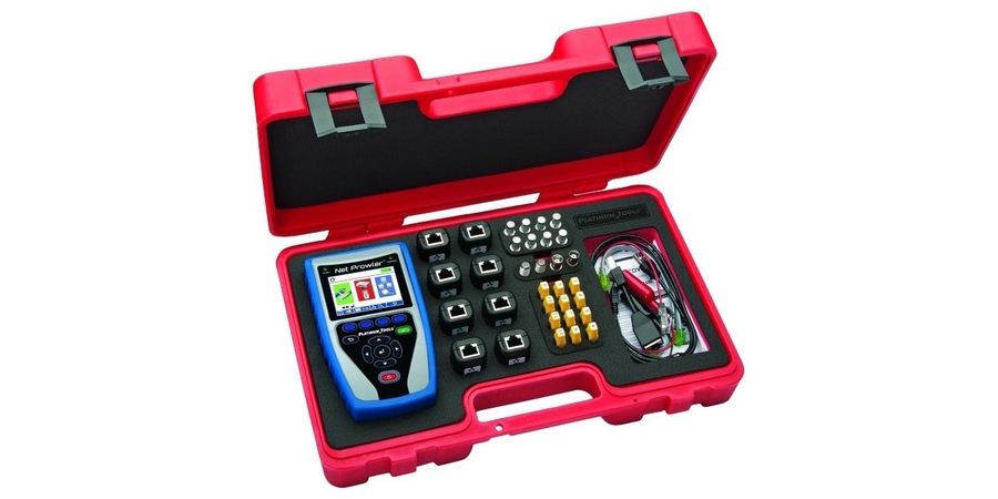 Network and Cable Test Kit, Includes Main Unit, Network/Tel Test and ID ...