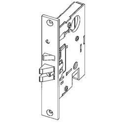 Exit Device Mortise Lock Assembly, Right Hand Reverse, Satin Chrome, Without Cylinder