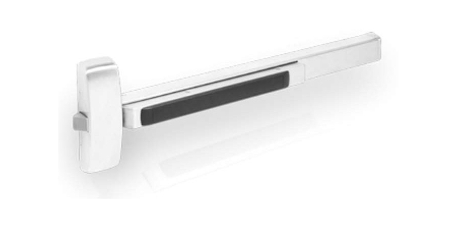 Rim Exit Device, 33 to 36 in. L Rail, Wide Stile and Solid Door Stile ...