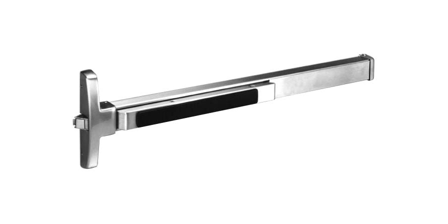 Rim Exit Device, 33 to 36 in. L Rail, Narrow Stile Application Stile ...