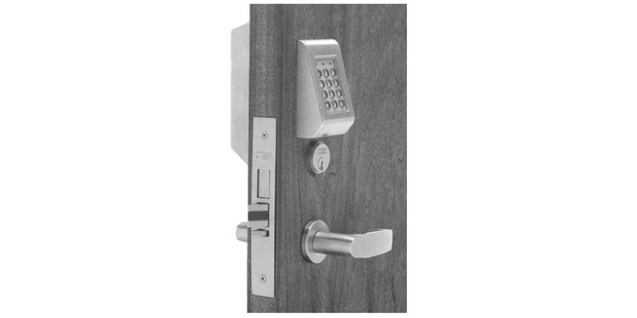 Access Control Keypad Lock, Left Hand, Cylinder Override and Deadbolt ...