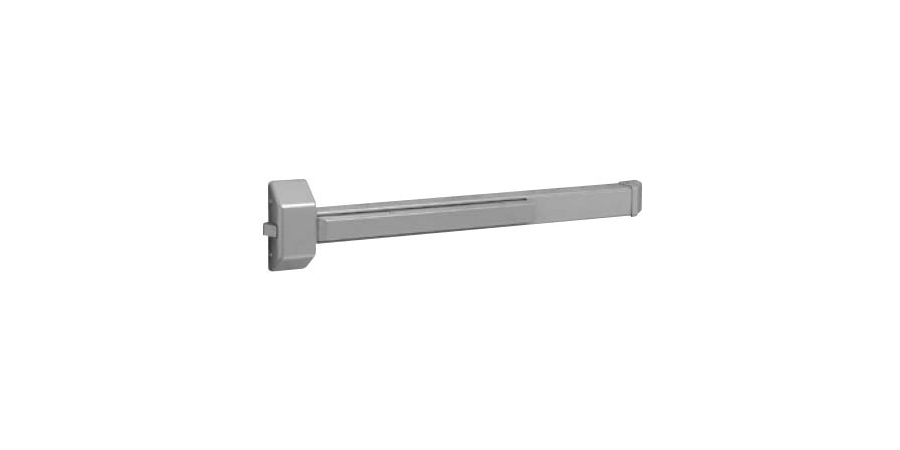 Rim Exit Device, 33 to 36 in. L Rail, Wide Stile and Solid Door Stile ...