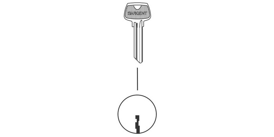 Key Blank, 6 Pin or Disc Pin Length, Pin Tumbler Cylinder Keys ...