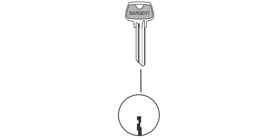 Key Blank, 6 Pin or Disc Pin Length, Pin Tumbler Cylinder Keys ...