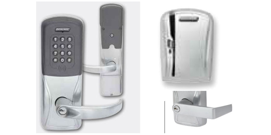 Electronic Door Lock, Rim/CVC/CVR Exit Trim Chassis, Magnetic Stripe ...