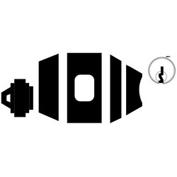 B663P 613 Schlage Lock Deadlock