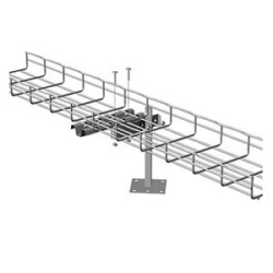 6 in. under floor support clamp, finish: pre-galvanized