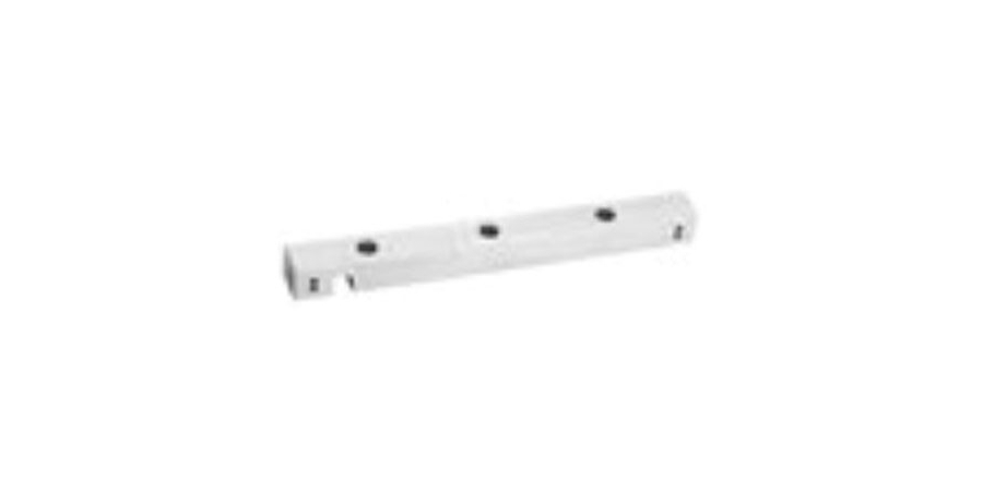 Header Bracket, 1 in. H, 1 in. W, 11 in. L, Aluminum