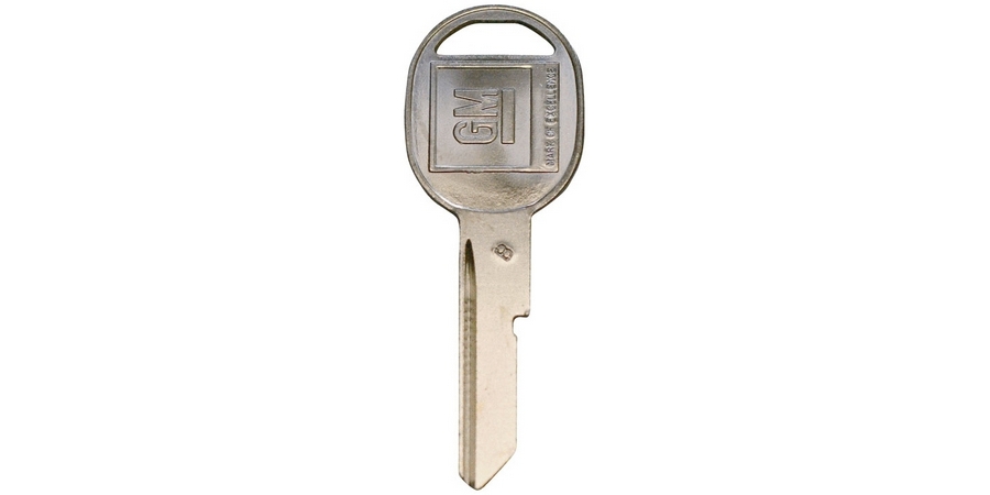 Key Blank, Automotive Key Blank, Original-Shaped Bow, Brass, Nickel ...