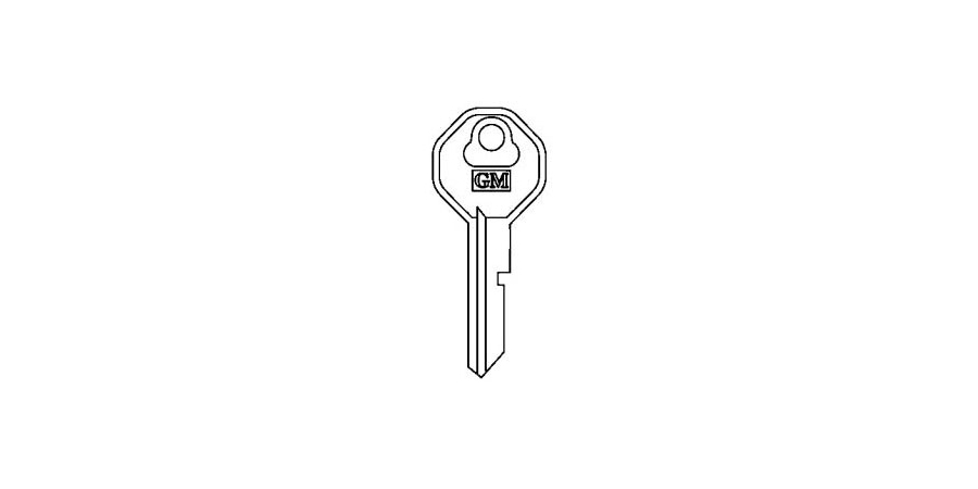 Key Blank, 6 Pin Length, Automotive Key Blank, Original-Shaped Bow ...