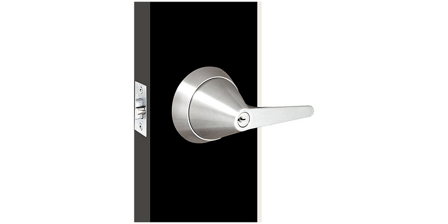 Cylindrical Lock, Non-Handed, 6-Pin, Schlage C Keyway, Satin Stainless ...