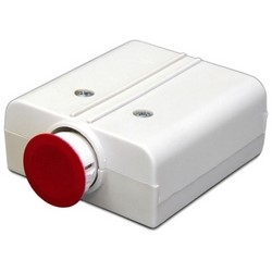 Emergency Switch, Hold-Up Button, SPDT, Silent Actuating, Momentary, 3-Screw Terminal, 125/250 Volt, 10 Ampere