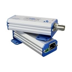 IP Camera Ethernet Over Coax Base Unit, Camera Side, For Long Range Ethernet Over Coax
