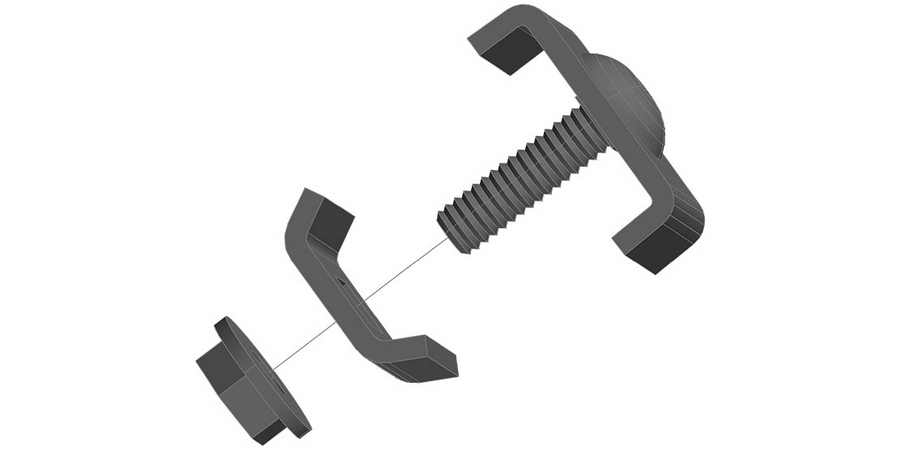 Splice Kit, Steel, Black