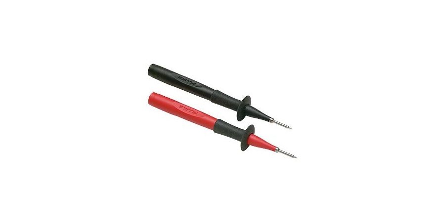 TEST PROBE, INDUSTRIAL SUREGRIP, BLACK/RED, CAT II 1000V, 10A