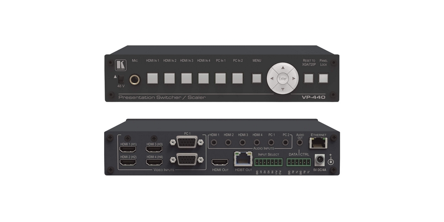 Presentation Switcher, UxGA; 1080P, 2 Output, 4 Input, Outputs HDMI ...