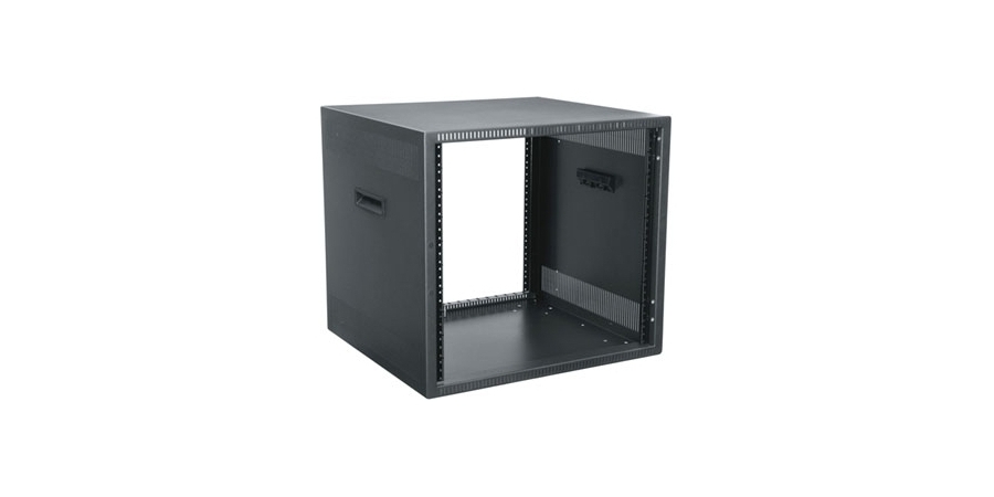 Desktop Rack, Steel, 18U, Desktop, Height 33.4 in.