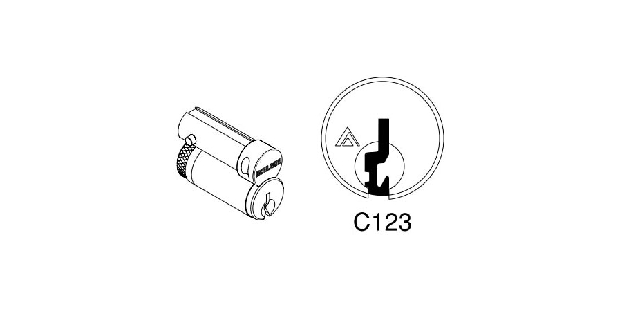 Interchangeable Core, 6 Pin or Disc Pin Length, Full-Size Format ...