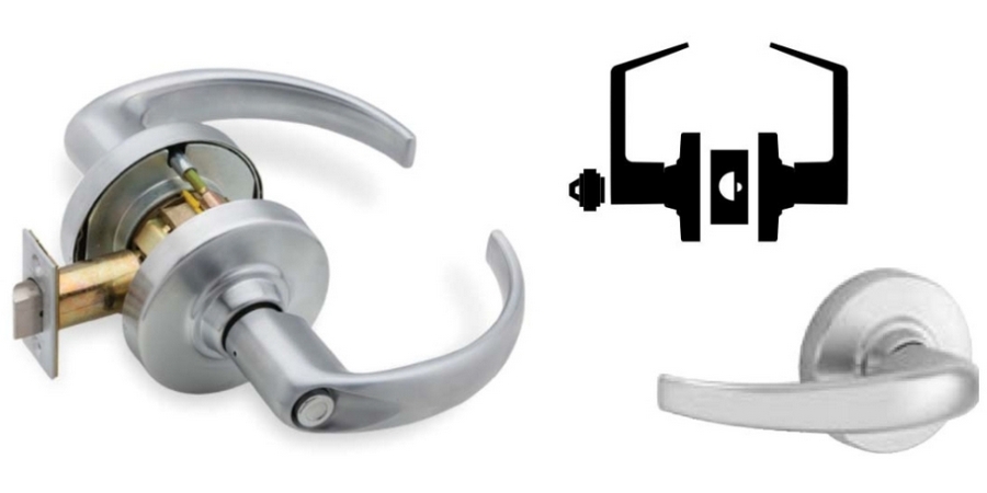 Mechanical Door Cylindrical Lock, ANSI: Grade 1, Function: Classroom ...