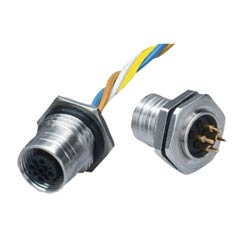 RECEPTACLE IND ETHERNET       BULKHEAD M12 (D CODE) TO RJ45 IP67