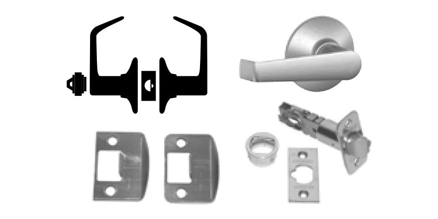 Door Lock, ANSI: Grade 2, Function: Storeroom Lock, US26D Satin Chrome ...