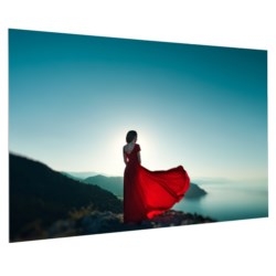FullVision border-less fixed frame projection screen, FULLVISION HD1.1 193D 94.5X168