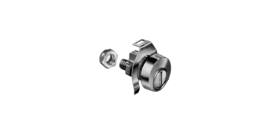 Door Lock, Pin Tumbler Key, 90 deg. Counterclockwise Rotation, Clip ...