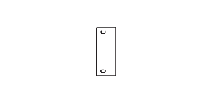 Filler Plate, Prime-Coated, Steel, 1-5/8 in. W, 5 in. H