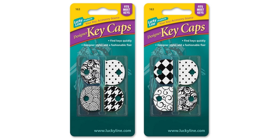 Designer Key Cap, Vinyl, 1 in. L
