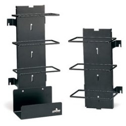 Cord Management Basic Mounting Frame Unit, 300-Pair, Wall Mount, Sheet Metal, 16 Gauge Steel, With Bottom Cable Tray