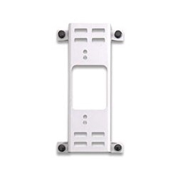 Structured Media Center Mounting Bracket, Snap-In, 6.5" Width x 1.5" Depth x 3.54" Height, ABS Plastic, Sturdy White, For 140/280/420 Series